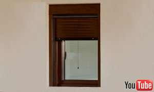 Volets roulants mono-blocs - UNIBOX avec moustiquaire intégrée și acționare prin Sangle